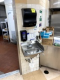 HAND SINK WITH PAPER TOWEL/SOAP DISPENSER
