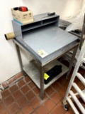 RECEIVING DESK WITH STAINLESS BASE