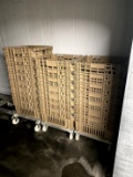 PRODUCE CRATES WITH DOLLYS