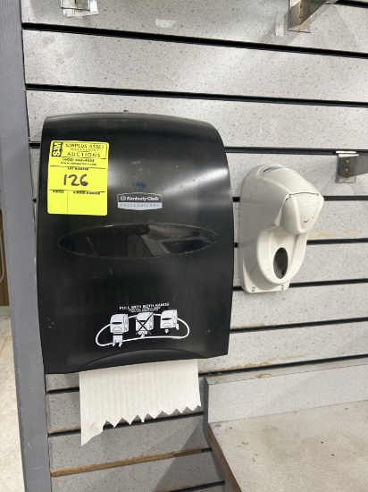 SOAP AND PAPER TOWEL DISPENSER