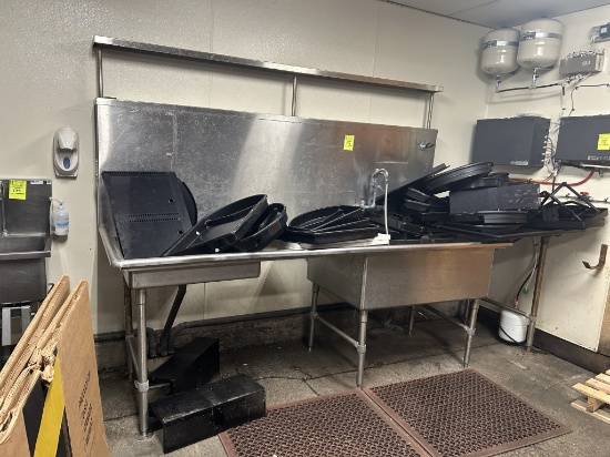 STAINLESS STEEL PRODUCE PREP SINK