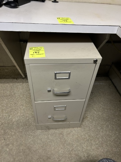 TWO DRAWER FILE CABINET