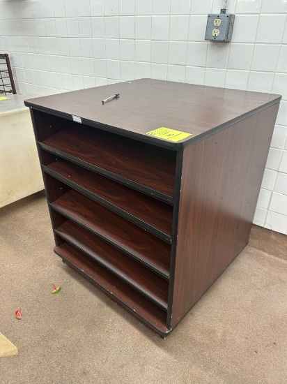 WOODEN STORAGE UNIT