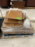 PALLET OF 48IN X 41IN WOODEN SHELVES