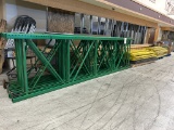 10 SECTIONS OF TEAR DROP PALLET RACKING
