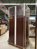 NEW SHAW WOODEN WINE CABINET (NO SHELVES)