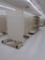 Lozier gondola uprights, feet, & backs, 12) sections w/ 5) endcaps