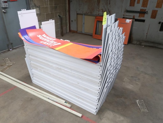 gondola shelving headers