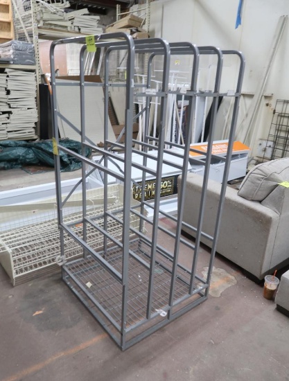 steel merchandising rack
