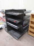 4-sided merchandiser w/ adjustable shelves