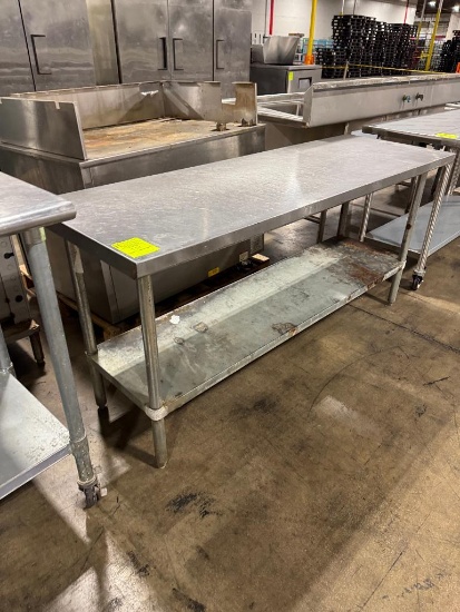 Stainless steel table w/ undershelf