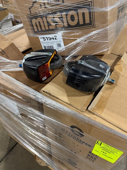 Pallet of Gatekeeper heavyduty casters