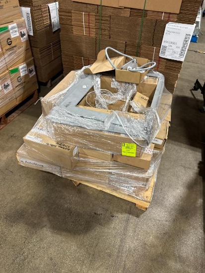 Pallet of motors and charge sockets