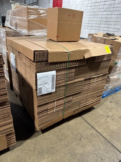 Pallet of cardboard boxes