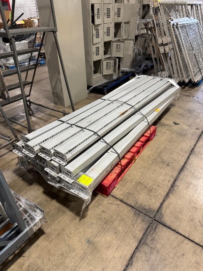 Pallet of metal beams