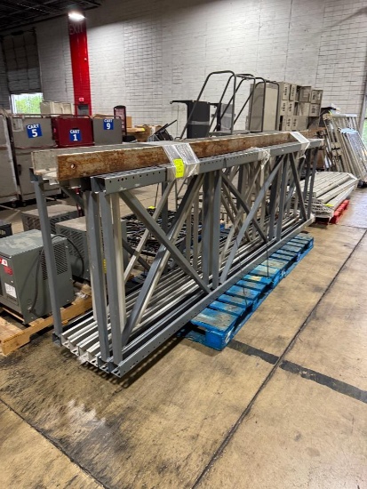 Pallet of metal frames