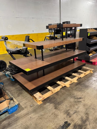4 Teir merchandiser table