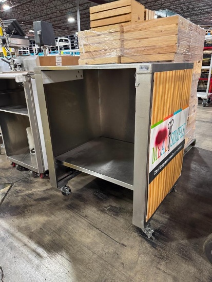 Demo stainless steel utility cart
