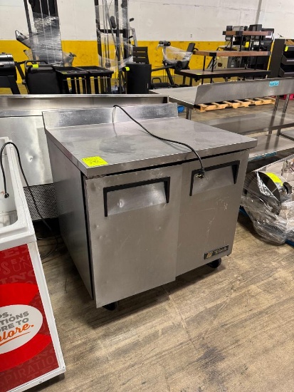 True stainless work station refrigerator