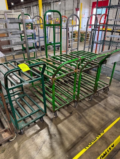 Steel transport carts