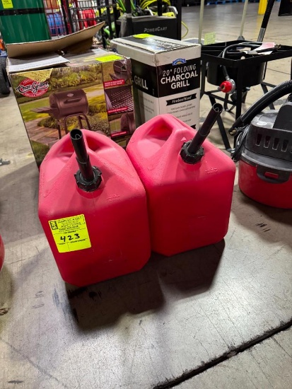 Gas plastic containers