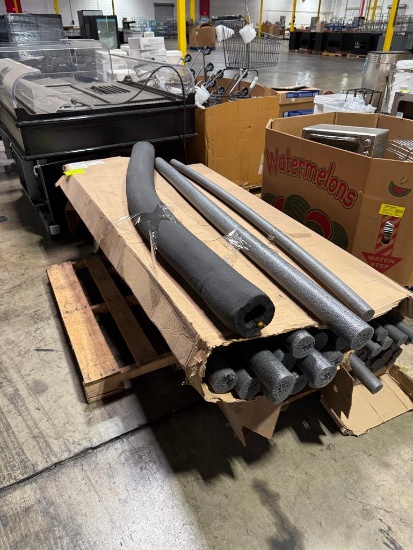Pallet of foam rods