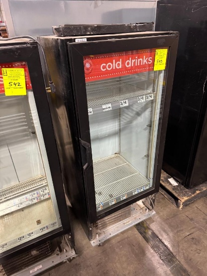 Beverage-Air single door merchandiser