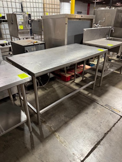 Stainless steel table