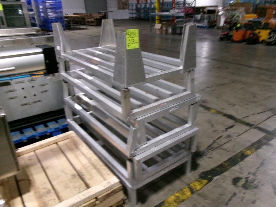 Aluminum dunage racks