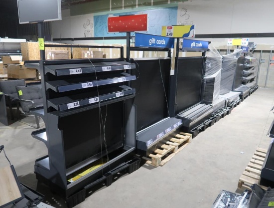 checkstand merchandisers - 6) sections, not complete