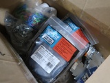 box of misc- Tripp-lite power cords