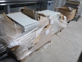 pallets of unknown merchandising shelves & backs