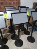 sign holder stands