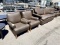 LOVESEAT AND TWO ARM CHAIRS