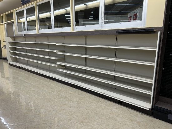 22FT OF MADIX WALL SHELVING