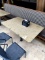 OUTDOOR PATIO TABLES (ATTACHED TO GROUND)