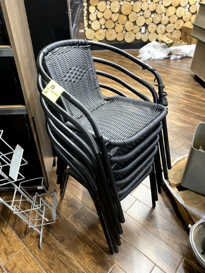 WHICKER STYLE PATIO CHAIRS