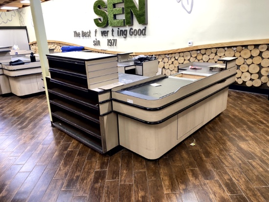 DESIGN CHECK STANDS U-SHAPED CHECKLANE STATION