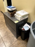 TWO DRAWER METAL FILE CABINET