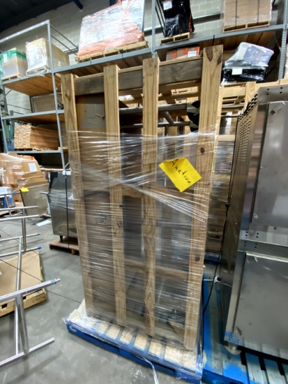 CRATED STAINLESS STEEL TABLE