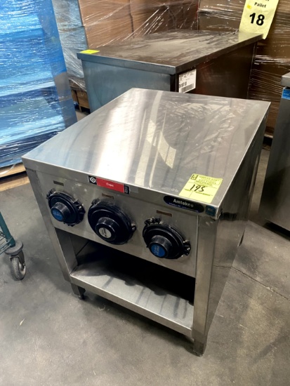 AMTEKCO STAINLESS CUP DISPENSER TABLE