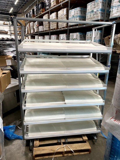 BOF MILK CRATE MOVING RACK