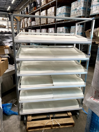 BOF MILK CRATE MOVING RACK