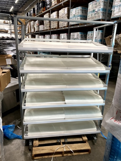 BOF MILK CRATE MOVING RACK