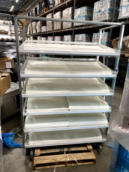 BOF MILK CRATE MOVING RACK