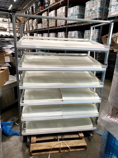BOF MILK CRATE MOVING RACK