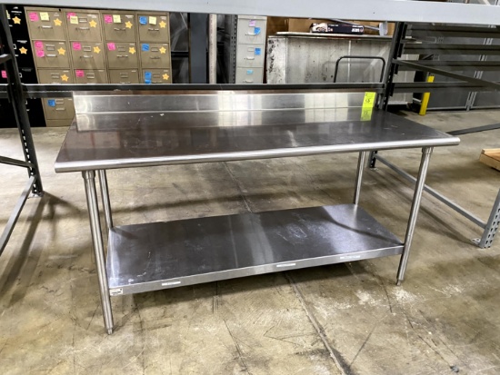 6FT X 30" X 40" STAINLESS STEEL TABLE