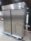 True two door stainless steel refrigerator