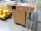 Wine tasting cart w/ cabinet and drawer