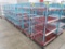 wire shelving stocking carts on casters (4) shelves